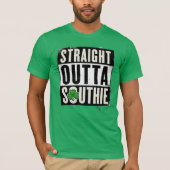 T-shirt Stright Outta Southie Boston (Devant)