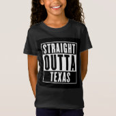 T-Shirt Stright Outta Texas Vintage (Devant)