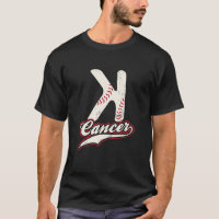 StriKe Out Cancer T Shirt Tendance Baseball Shirt