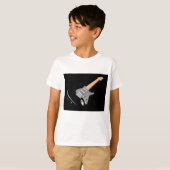 T-shirt Striking Black Electric Guitare instrument de musi (Devant entier)