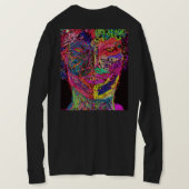 T-shirt Striking Colors Female Silhouette (Design dos)