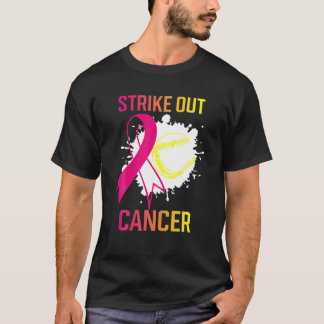 T-shirt Striout Breast Cancer Awareness Softball Ball F