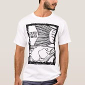 T-shirt STRIPER FOREVER! mono(Fish Forever series 011) (Devant)