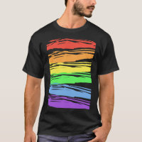 Stripes Gay pride horizontales arc-en-ciel