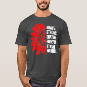 T-shirt Stroke Awareness Survivor Pride Strong Warrior