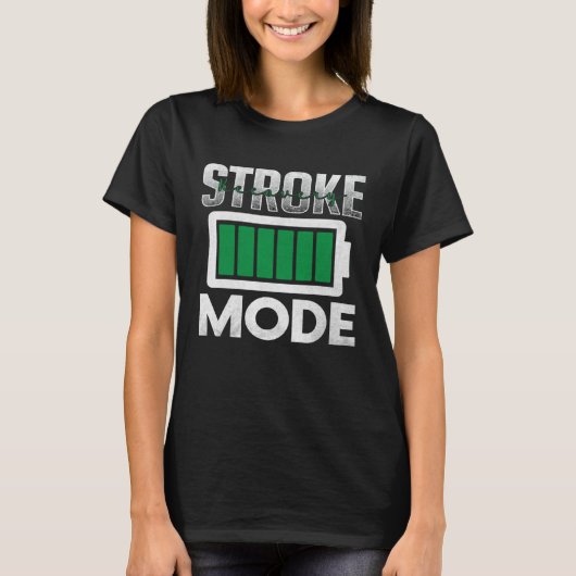 T-shirt Stroke Recovery Mode Stroke Awareness and Survivor (Devant)