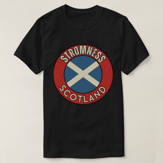 T-shirt Stromness, Écosse (Design devant)