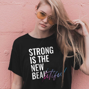 T-shirt Strong Est La Nouvelle Belle Maman Feministe