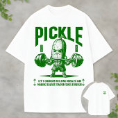 T-shirt Strong Pickle Bodybuilder Graphic Funny Fitness