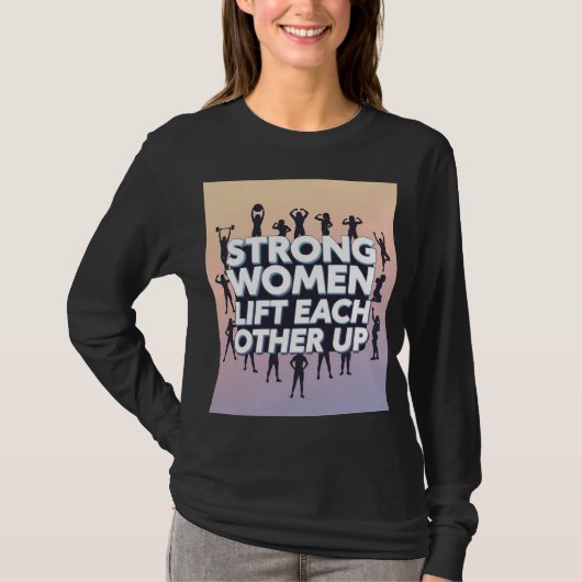 T-shirt Strong Women Empowerment Tee (Devant)