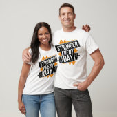 T-shirt Stronger Every Day Fitness Progress Motivation Art (Unisexe)