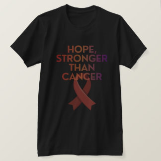 T-shirt Stronger Than Cancer Shirt – Premium Print Detail 