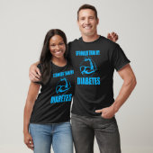 T-shirt Stronger Than My Diabetes – Motivational Design. (Unisexe)