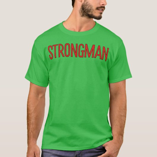 T-shirt Strongman 70s boy (Devant)