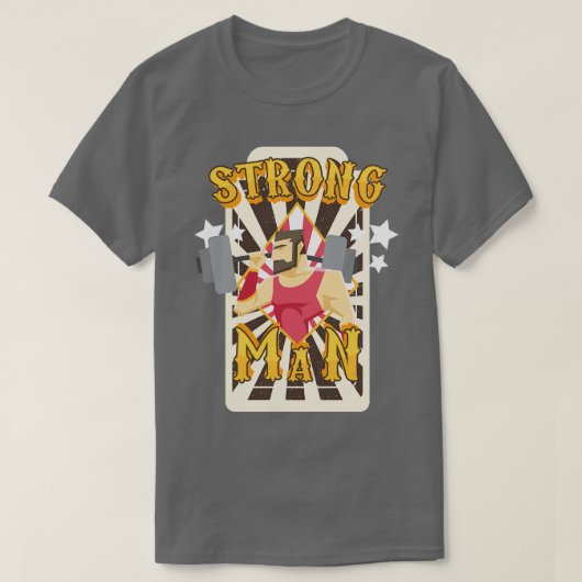 T-shirt Strongman Circus DeadLevant Anniversaire (Design devant)