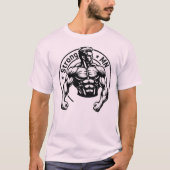 T-shirt StrongMN N&B (Devant)