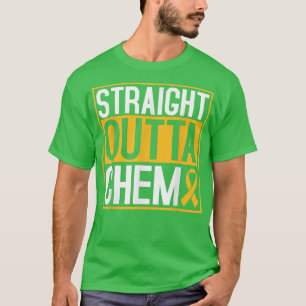 T-shirt Strright Outta Chemo Sensibilisation au cancer che
