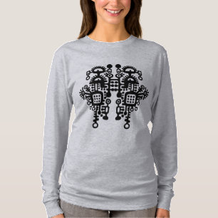 T-shirt Structure Abstraite - Noir et Blanc