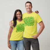 T-shirt Structure Abstraite - Vert laiton (Unisexe)