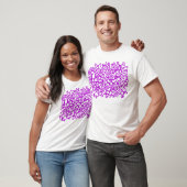 T-shirt Structure Abstraite - Violet (Unisexe)