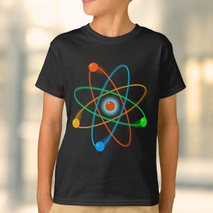 T-shirt Structure Atomique Colorée Science Cool