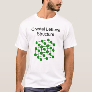 T-shirt Structure en cristal de laitue