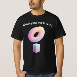 T-shirt Structure géométrique Pastel
