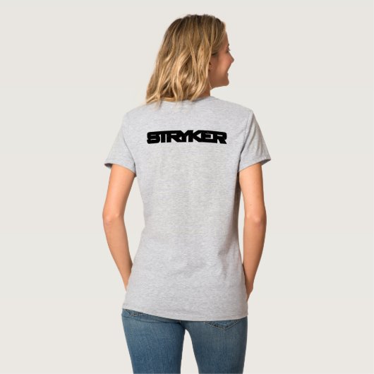 T-shirt Stryker pour femmes Hanes Nano V-Neck (Dos entier)