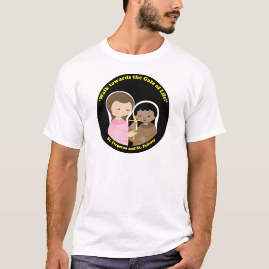 T-shirt Sts. Perpetua et Felicity (Devant)
