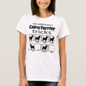 T-shirt Stubborn Cairn Terrier Tricks (Devant)