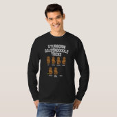 T-shirt Stubborn Goldendoodle Tricks Funny Dog Trainer Mam (Devant entier)