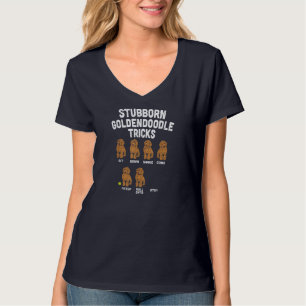 T-shirt Stubborn Goldendoodle Tricks Funny Dog Trainer Mam
