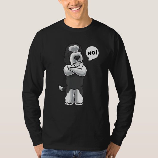 T-shirt Stubborn Sheepadoodle Dog (Devant)