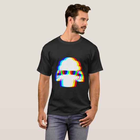 T-shirt Stud Muffin Funny Muffin Varwave Edm Cyber Glitch (Devant entier)