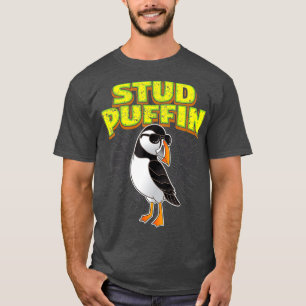 T-shirt Stud Puffin  Funny Seabird Stud Muffin  Bird