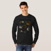 T-shirt Students Teachers Animals Education  Sloths of the (Devant entier)