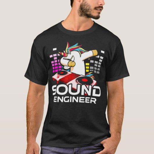 T-shirt Studio Audio Engineer Art Fun Sound Guy Tech (Devant)
