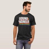 T-shirt Studio Audio Engineer Fun Sing Sound Guy Tech (Devant entier)
