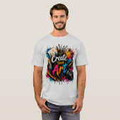 T-shirt Studio d'art créatif. (Devant entier)