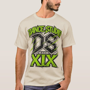 T-shirt Studio de danse D8 19e saison emblème Grunge