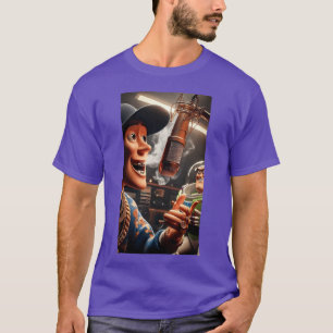 T-shirt Studio de dessin animé Rapper Vibes famille