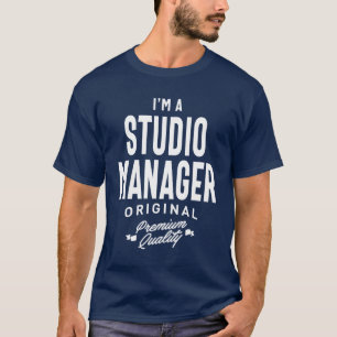 T-shirt Studio Manager Cadeau amusant Titre du travail pro