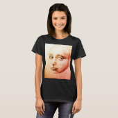 T-shirt Study of da Vinci, Sketch of a girl, D.C.B. (Devant entier)
