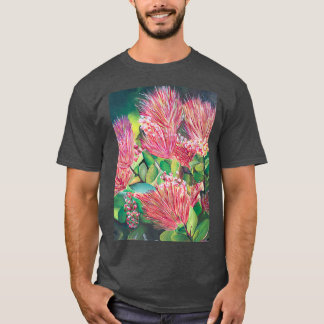 T-shirt Stunning Ohia Lehua Flowers Blooming in Maui