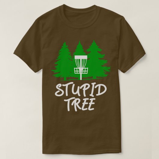 T-shirt Stupide Tree Disc Golf (Design devant)
