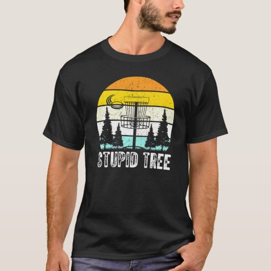 T-shirt Stupide Tree Disc Golf (Devant)