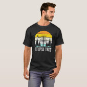 T-shirt Stupide Tree Disc Golf (Devant entier)