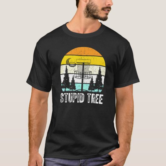 T-shirt Stupide Tree Disc Golf (Devant)