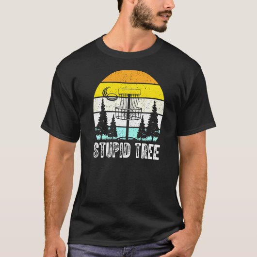 T-shirt Stupide Tree Disc Golf (Devant)