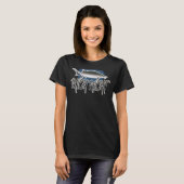 T-shirt Sturgeon Me Pas Pêcheur (Devant entier)
